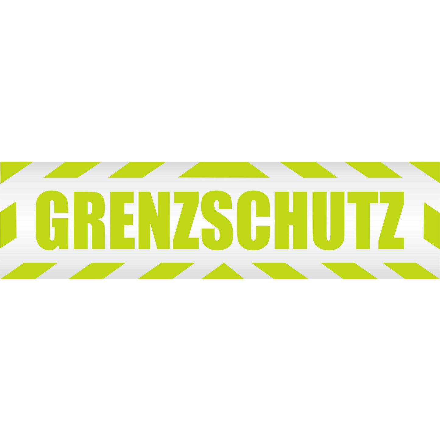 Magnetschild - Grenzschutz - Magnetfolie für Auto - LKW - Truck - Baustelle - Firma