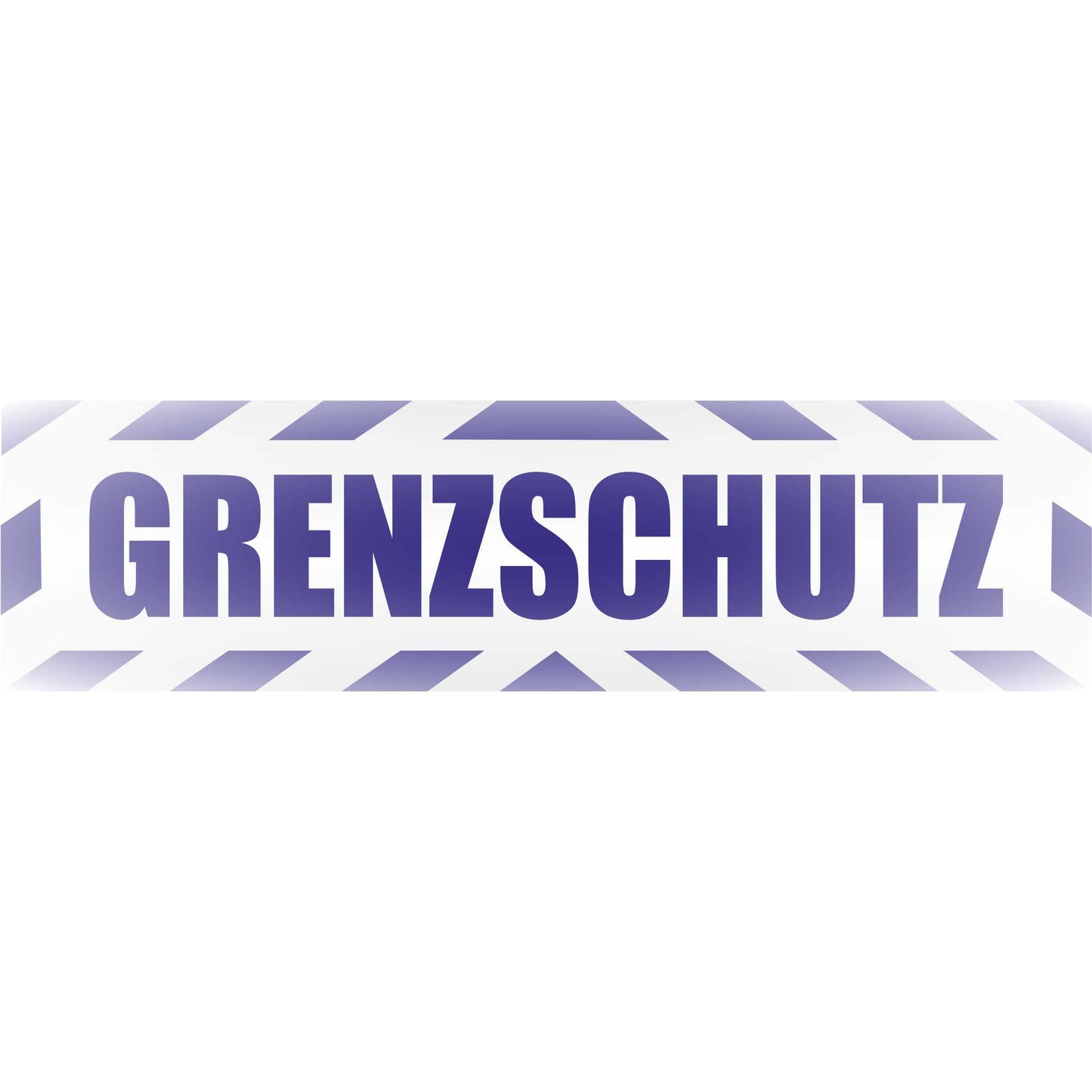 Magnetschild - Grenzschutz - Magnetfolie für Auto - LKW - Truck - Baustelle - Firma
