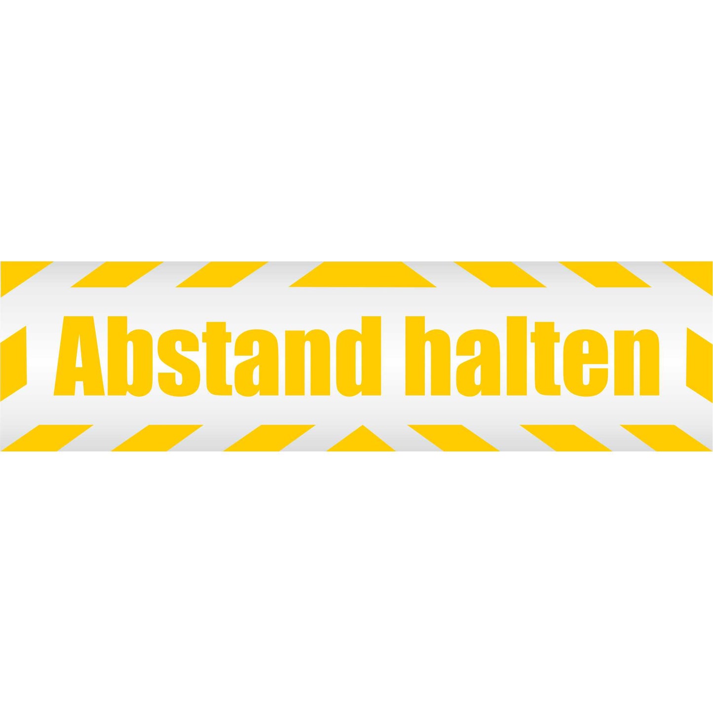 Magnetschild - Abstand halten - Magnetfolie für Auto - LKW - Truck - Baustelle - Firma