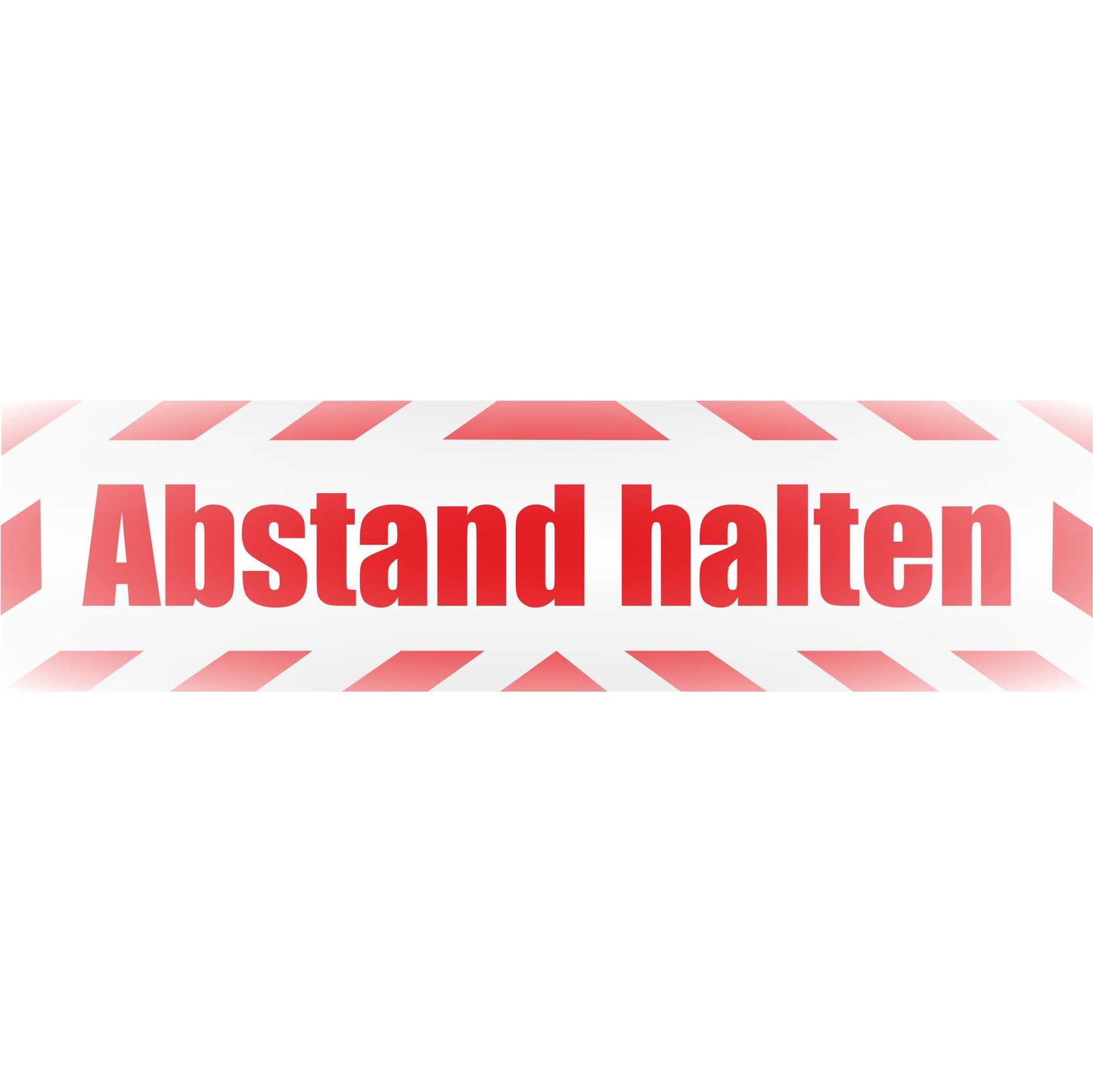 Magnetschild - Abstand halten - Magnetfolie für Auto - LKW - Truck - Baustelle - Firma