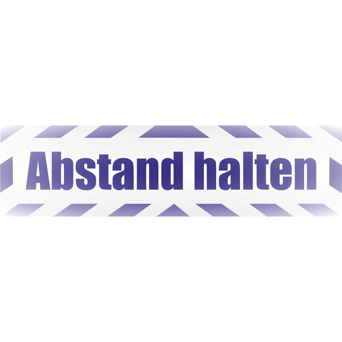 Magnetschild - Abstand halten - Magnetfolie für Auto - LKW - Truck - Baustelle - Firma