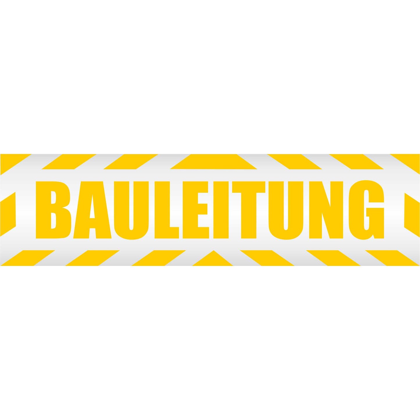 Magnetschild - Bauleitung - Magnetfolie für Auto - LKW - Truck - Baustelle - Firma