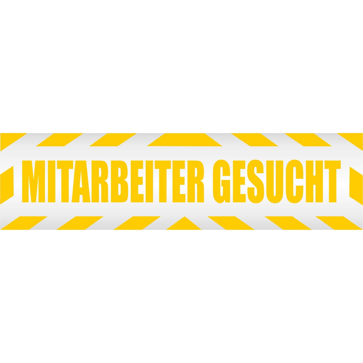 Magnetschild - Mitarbeiter gesucht - Magnetfolie für Auto - LKW - Truck - Baustelle - Firma