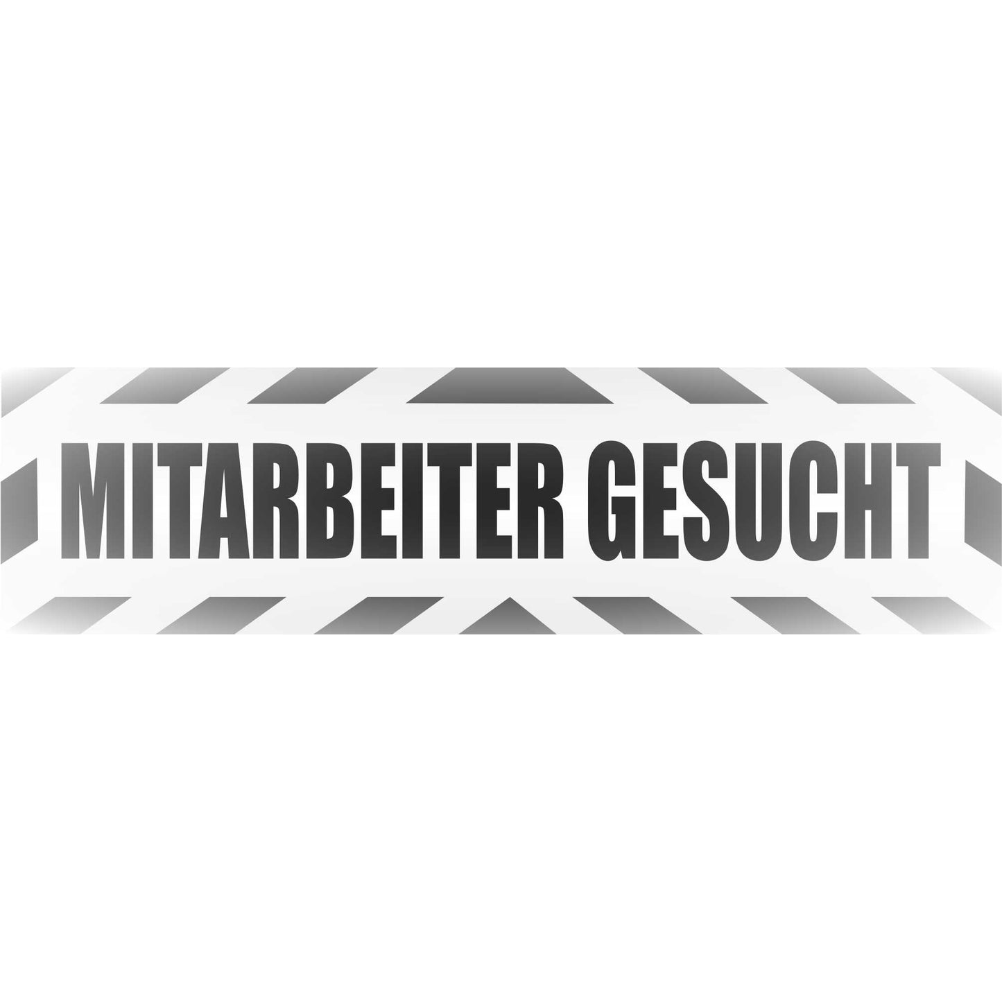 Magnetschild - Mitarbeiter gesucht - Magnetfolie für Auto - LKW - Truck - Baustelle - Firma