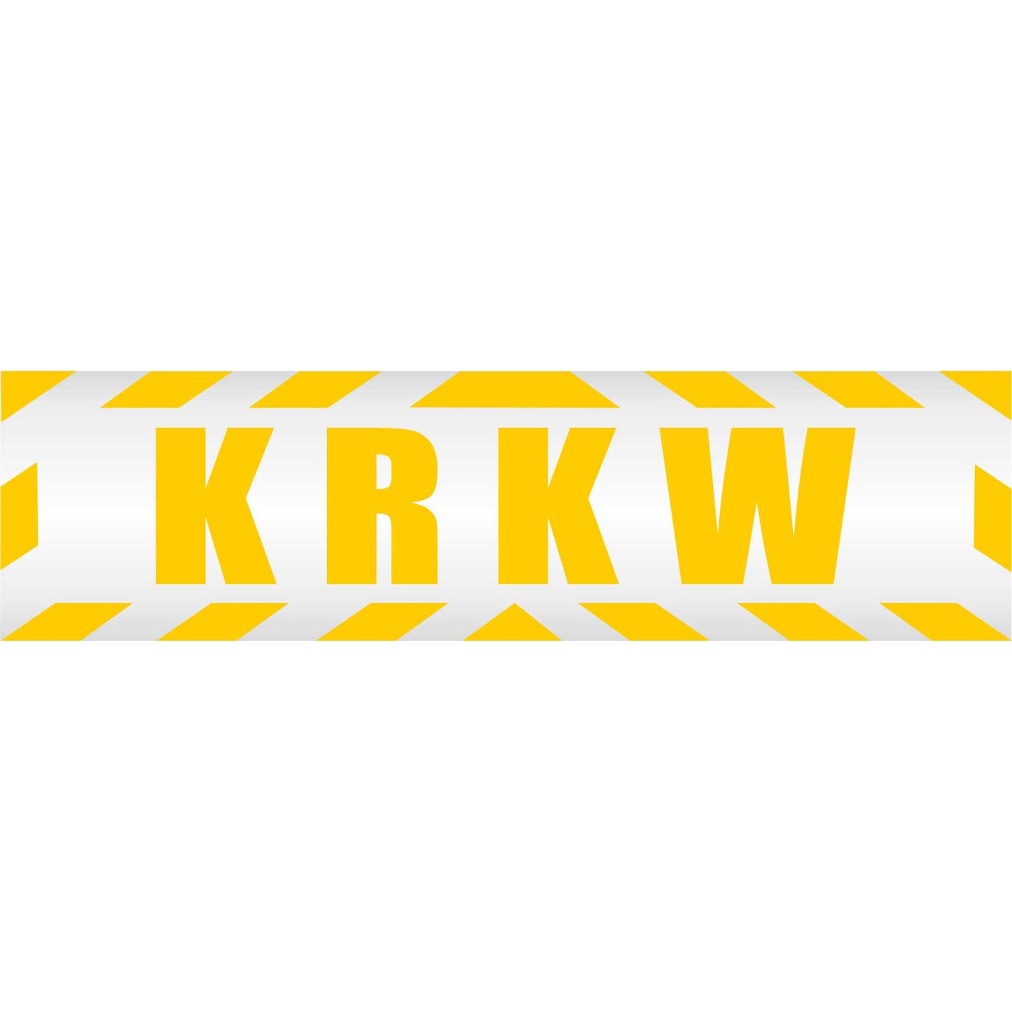 Magnetschild - KRKW Krankenwagen - Magnetfolie für Auto - LKW - Truck - Baustelle - Firma