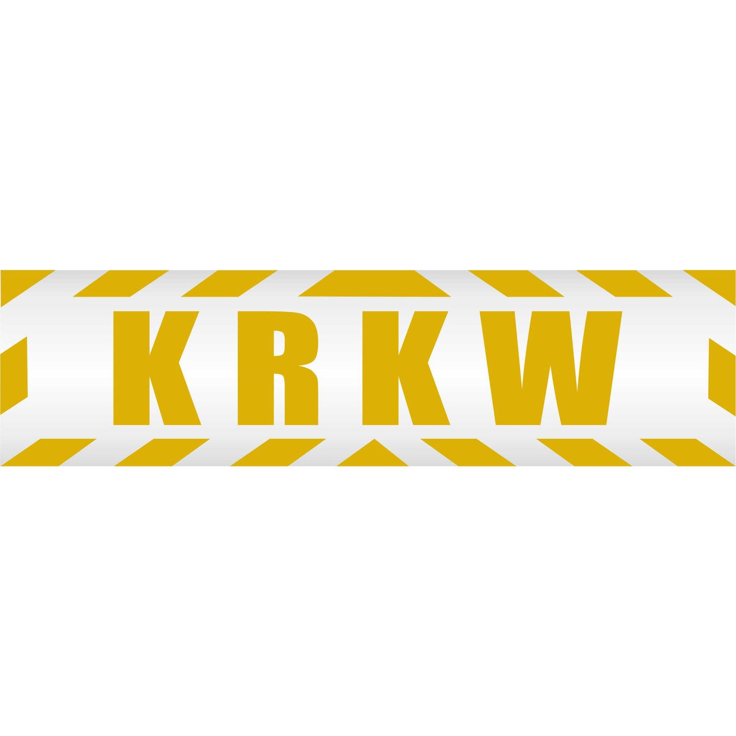 Magnetschild - KRKW Krankenwagen - Magnetfolie für Auto - LKW - Truck - Baustelle - Firma