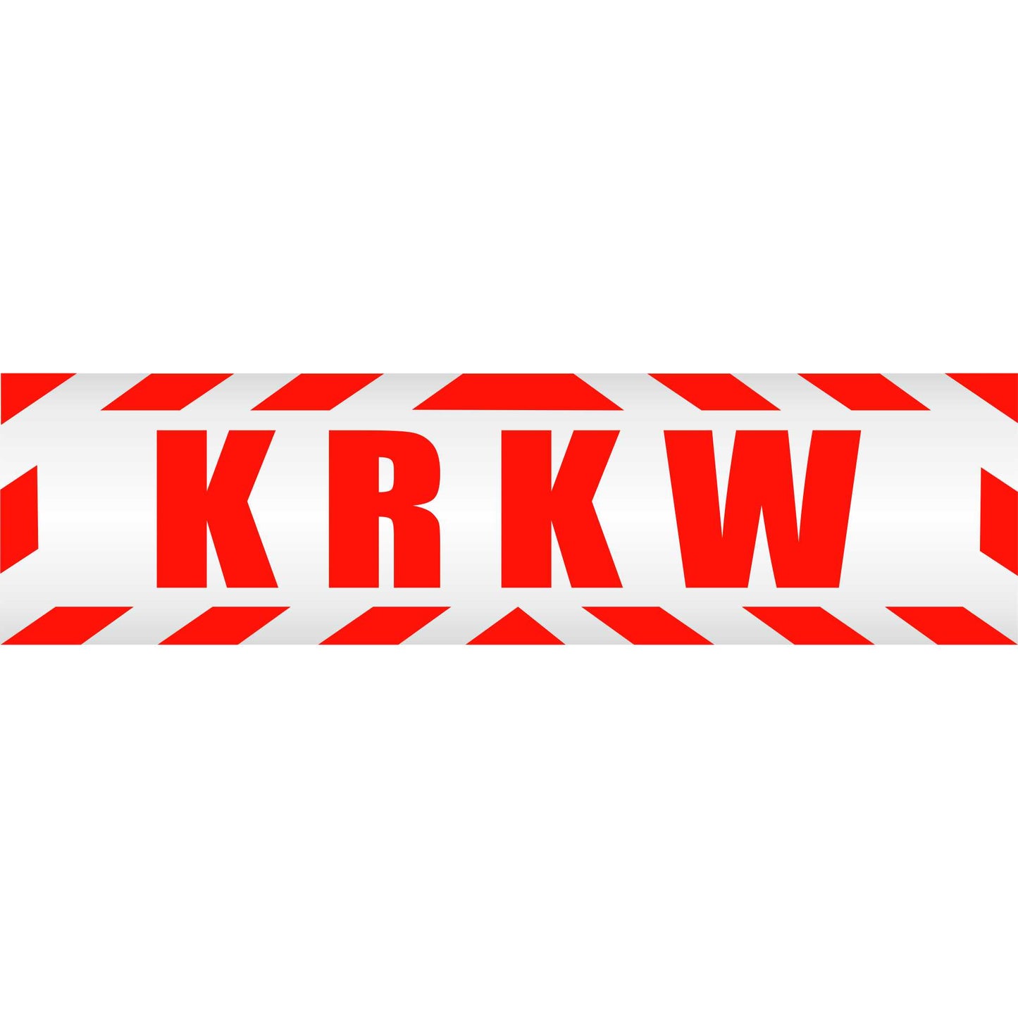 Magnetschild - KRKW Krankenwagen - Magnetfolie für Auto - LKW - Truck - Baustelle - Firma