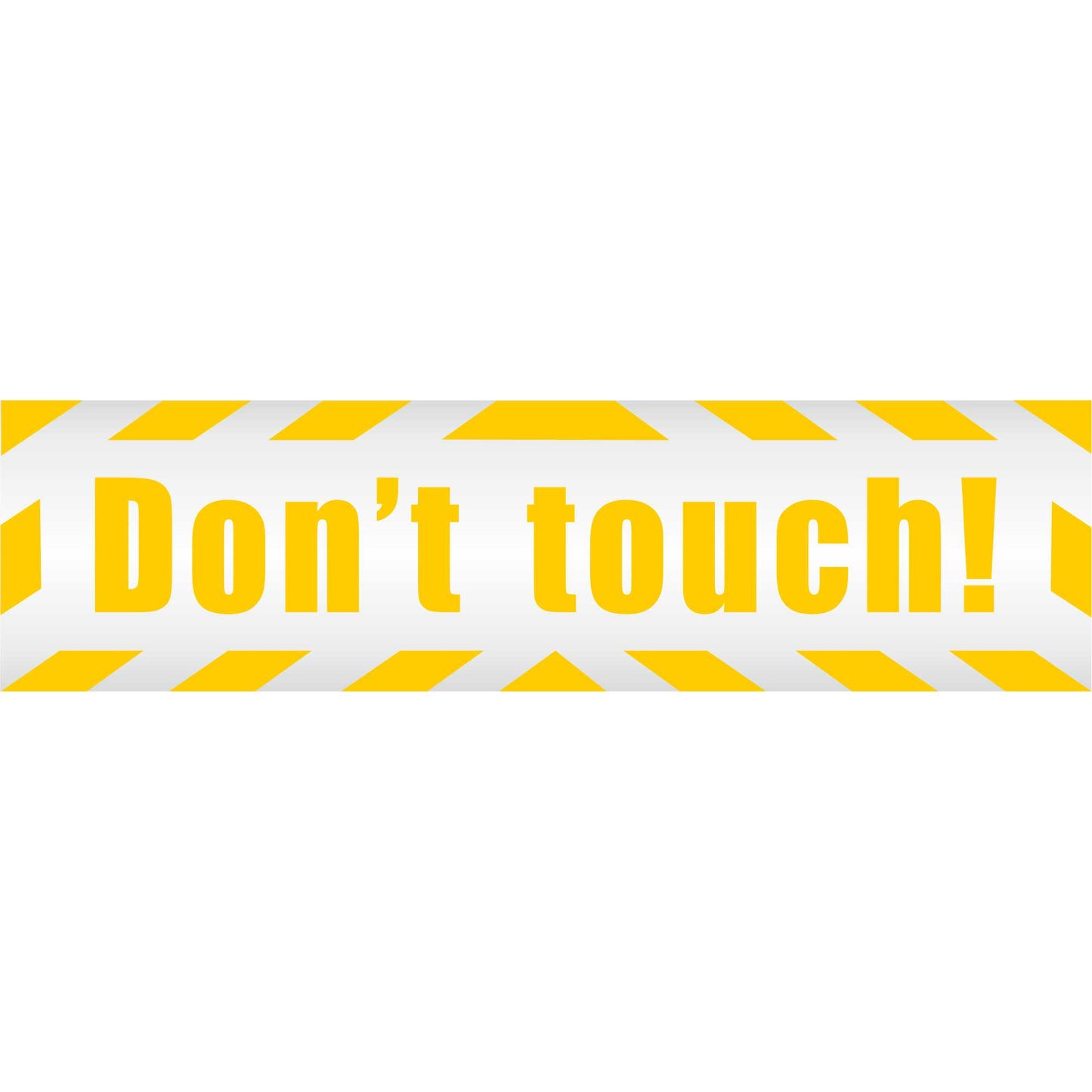 Magnetschild - Don't Touch Do Not - Magnetfolie für Auto - LKW - Truck - Baustelle - Firma