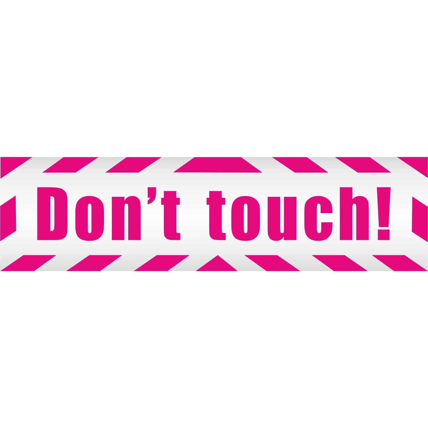 Magnetschild - Don't Touch Do Not - Magnetfolie für Auto - LKW - Truck - Baustelle - Firma