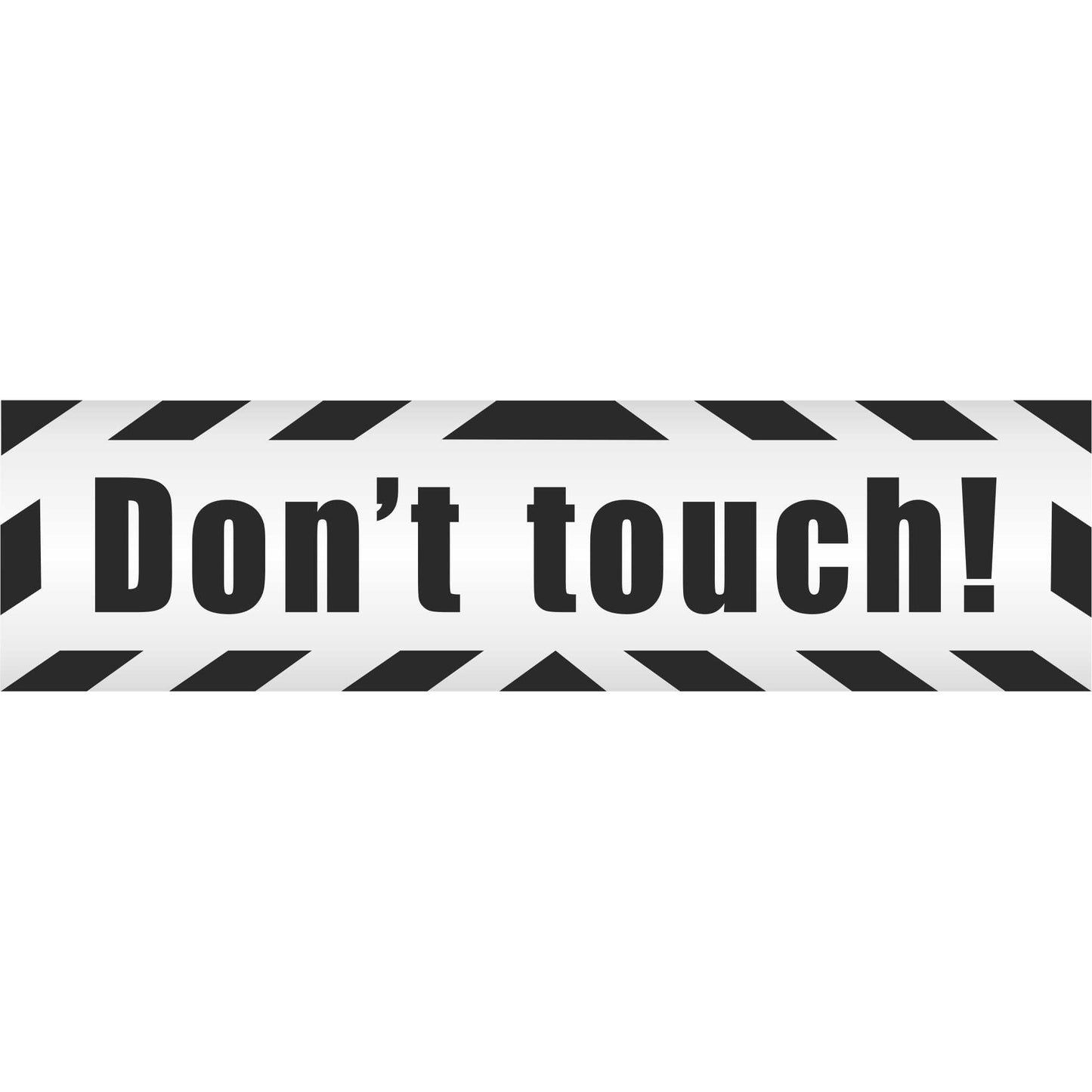 Magnetschild - Don't Touch Do Not - Magnetfolie für Auto - LKW - Truck - Baustelle - Firma
