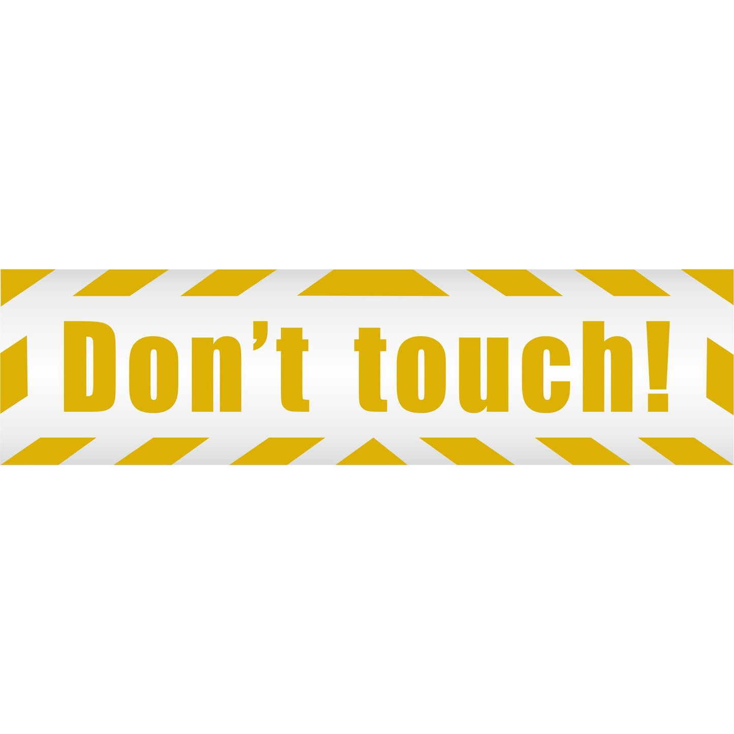 Magnetschild - Don't Touch Do Not - Magnetfolie für Auto - LKW - Truck - Baustelle - Firma