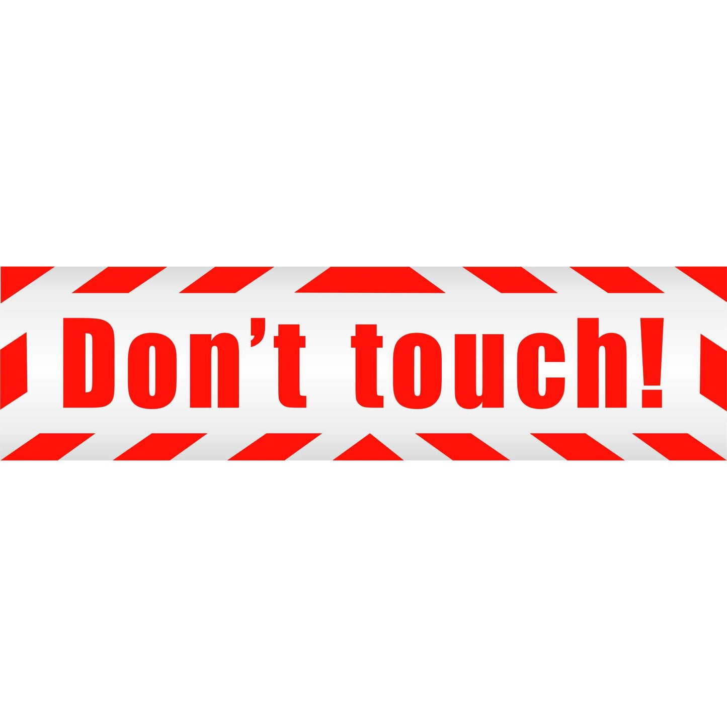 Magnetschild - Don't Touch Do Not - Magnetfolie für Auto - LKW - Truck - Baustelle - Firma