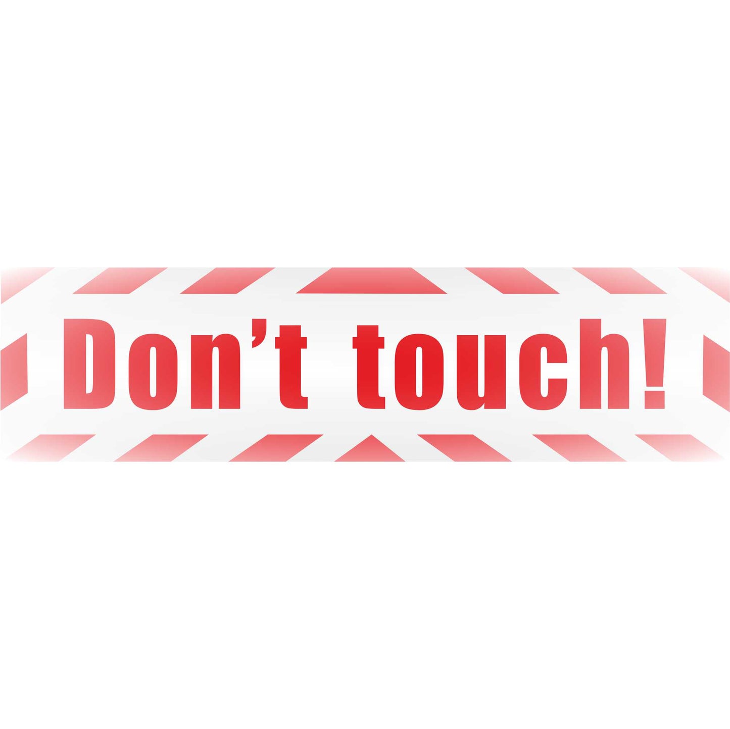 Magnetschild - Don't Touch Do Not - Magnetfolie für Auto - LKW - Truck - Baustelle - Firma