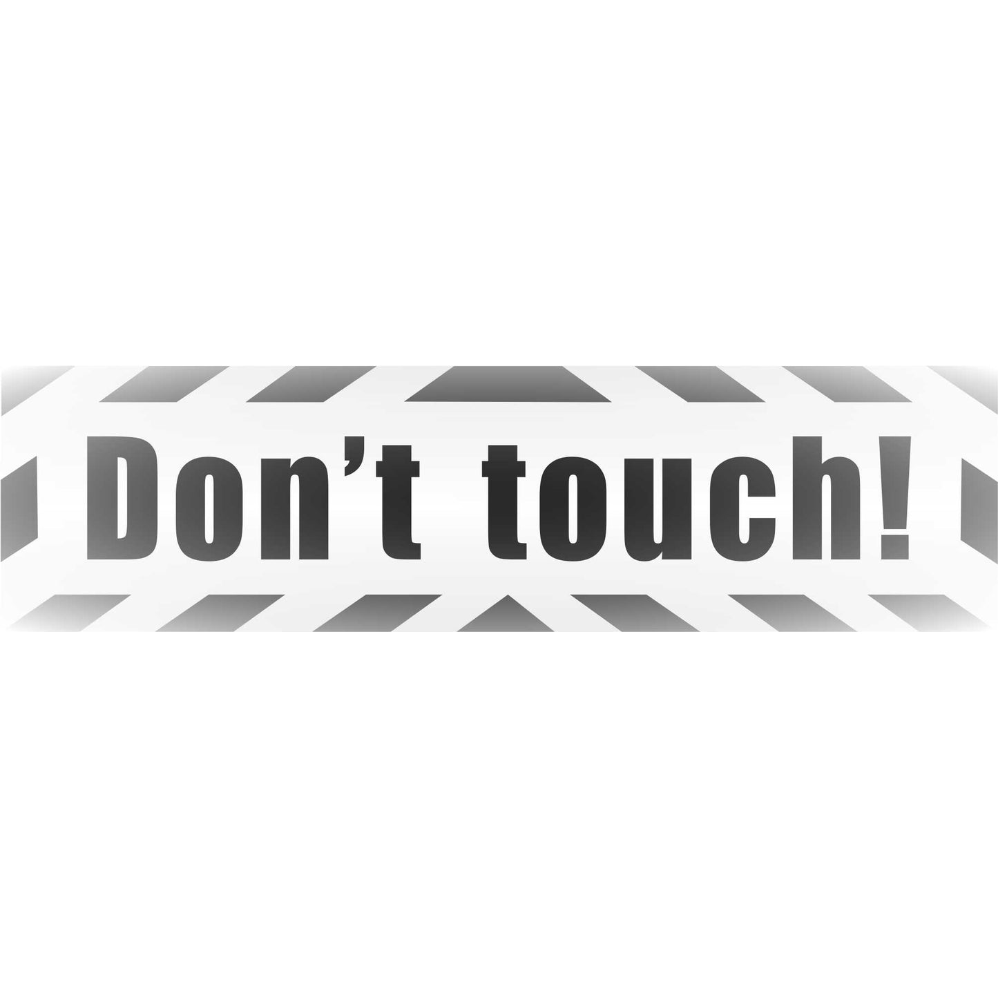 Magnetschild - Don't Touch Do Not - Magnetfolie für Auto - LKW - Truck - Baustelle - Firma