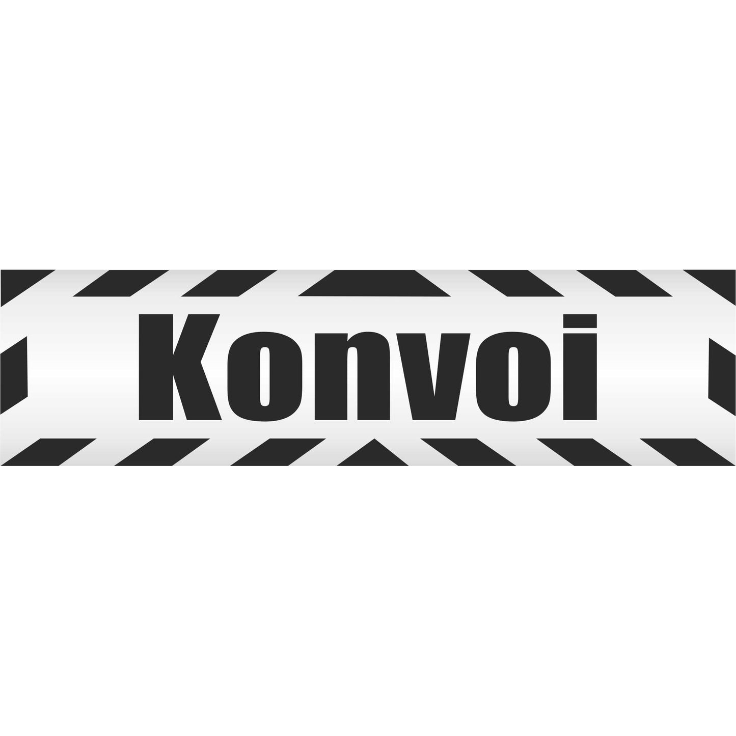Magnetschild - Konvoi - Magnetfolie für Auto - LKW - Truck - Baustelle - Firma