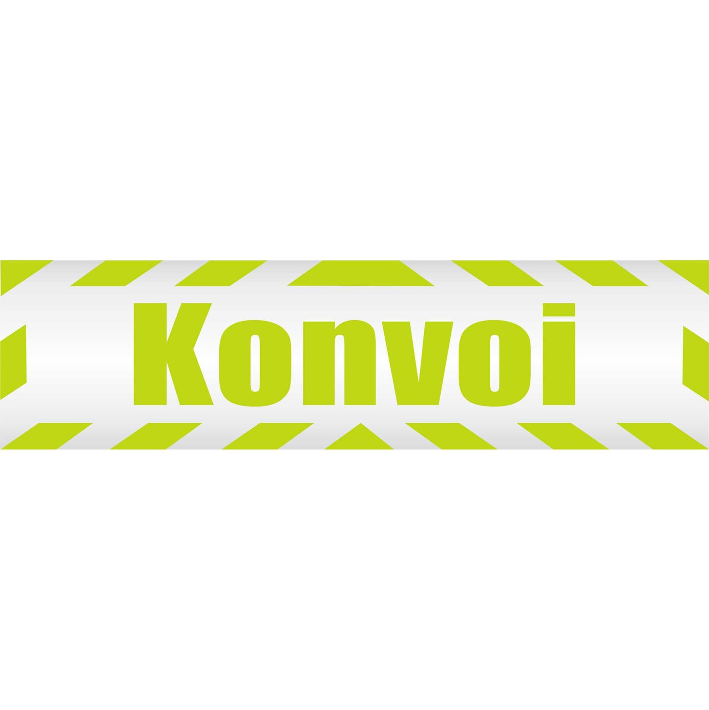 Magnetschild - Konvoi - Magnetfolie für Auto - LKW - Truck - Baustelle - Firma