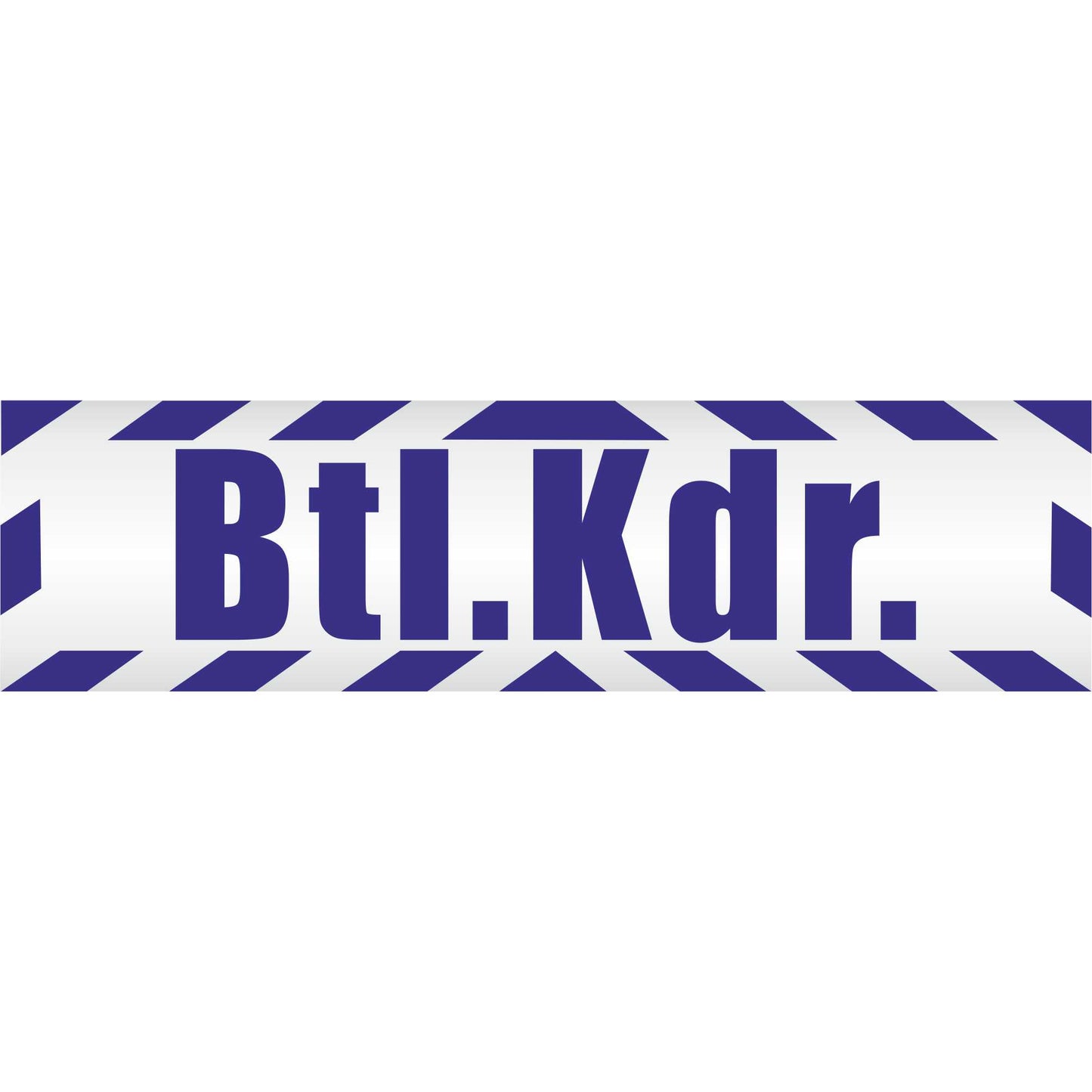 Magnetschild - Btl. Kdr - Magnetfolie für Auto - LKW - Truck - Baustelle - Firma