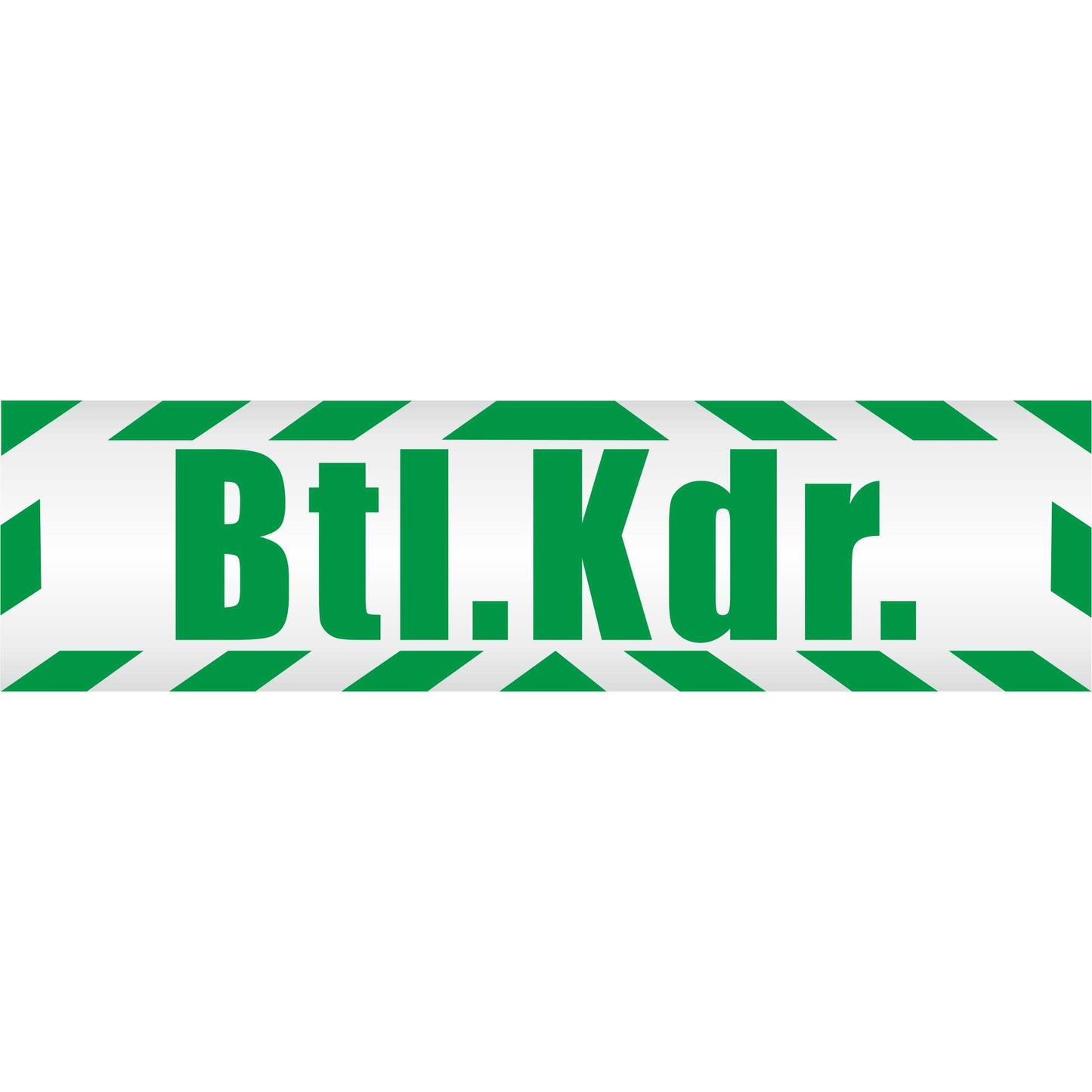 Magnetschild - Btl. Kdr - Magnetfolie für Auto - LKW - Truck - Baustelle - Firma