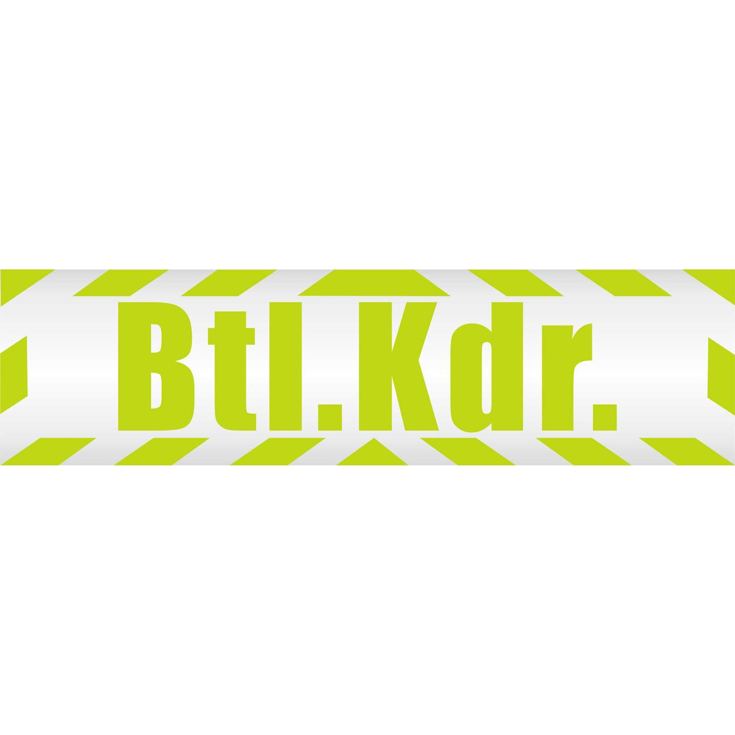 Magnetschild - Btl. Kdr - Magnetfolie für Auto - LKW - Truck - Baustelle - Firma