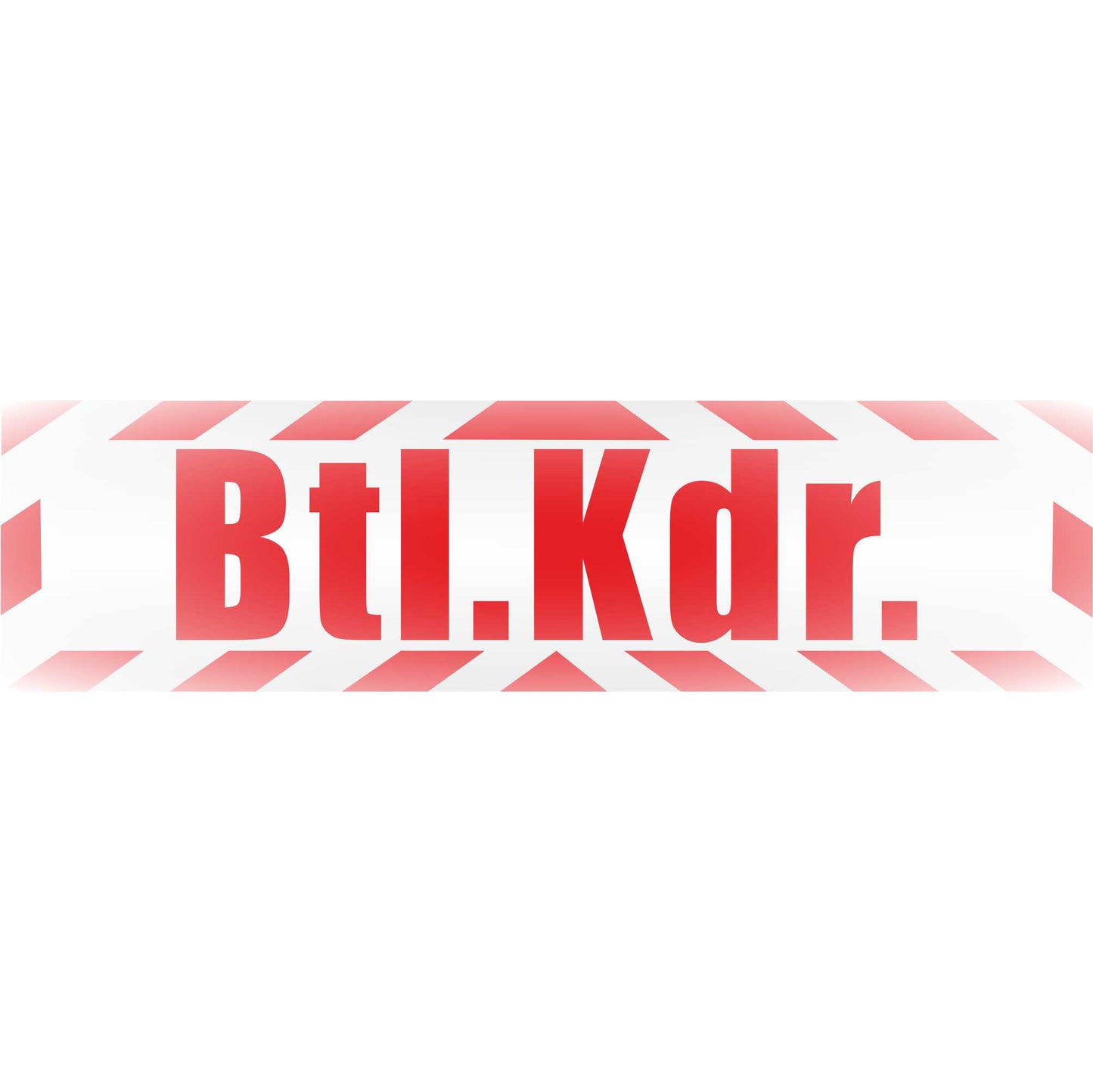 Magnetschild - Btl. Kdr - Magnetfolie für Auto - LKW - Truck - Baustelle - Firma