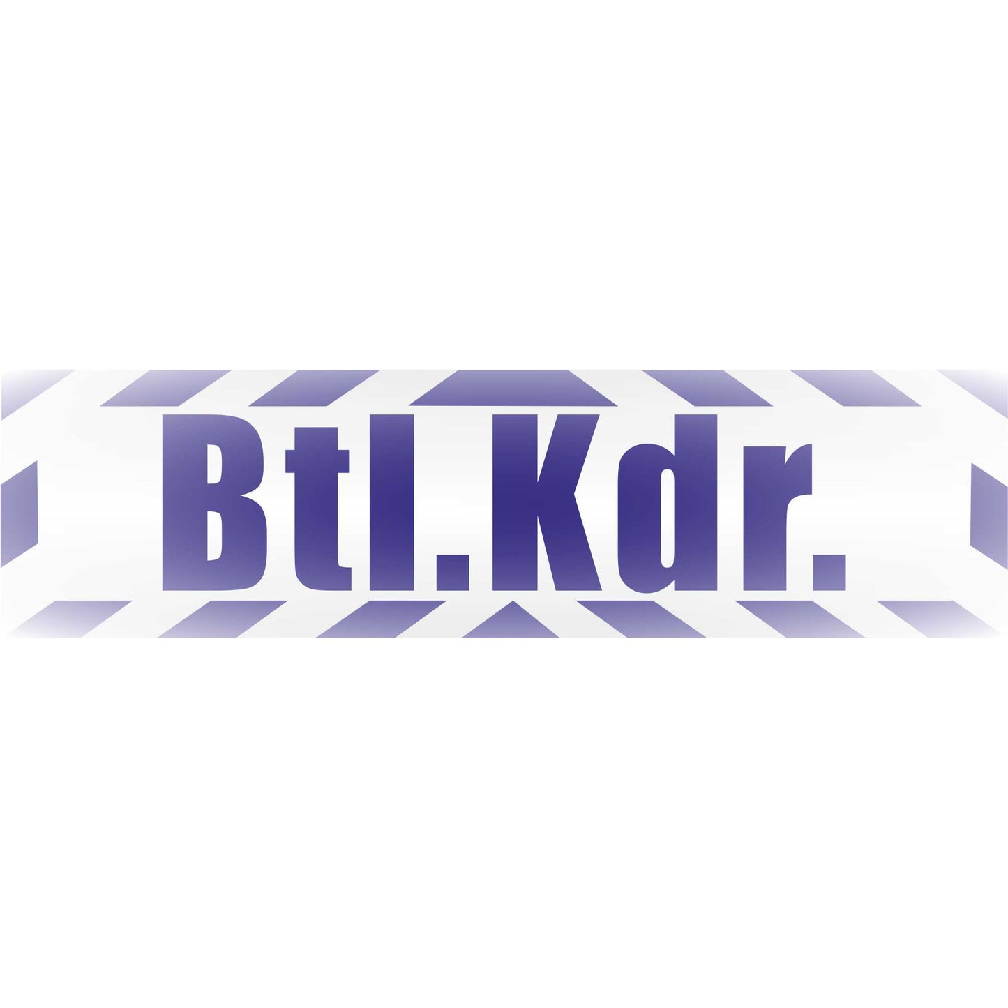 Magnetschild - Btl. Kdr - Magnetfolie für Auto - LKW - Truck - Baustelle - Firma