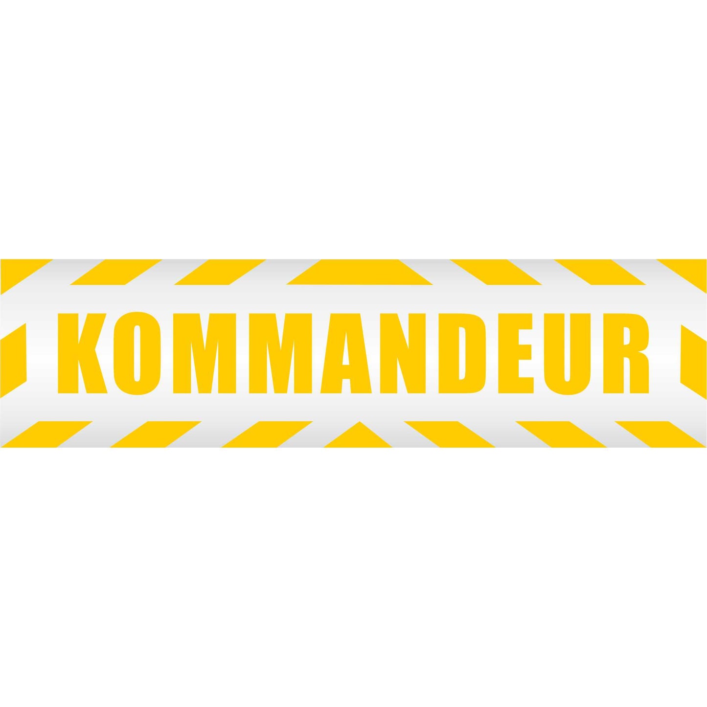 Magnetschild - Kommandeur - Magnetfolie für Auto - LKW - Truck - Baustelle - Firma