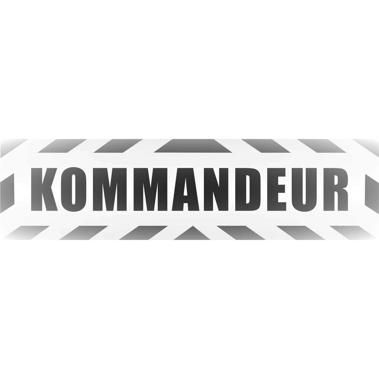 Magnetschild - Kommandeur - Magnetfolie für Auto - LKW - Truck - Baustelle - Firma