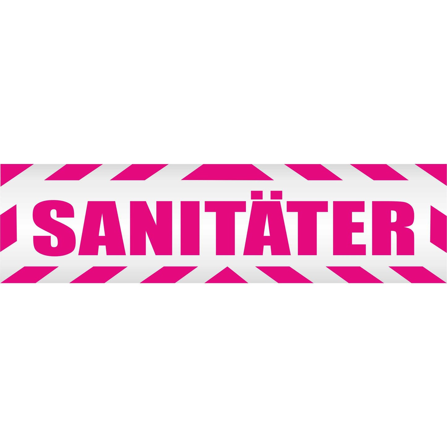 Magnetschild - Sanitäter Arzt Feuerwehr - Magnetfolie für Auto - LKW - Truck - Baustelle - Firma