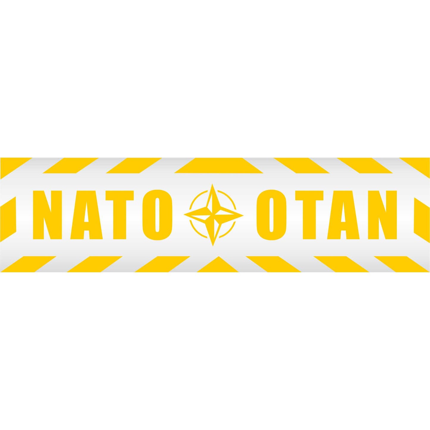 Magnetschild - Nato Otan - Magnetfolie für Auto - LKW - Truck - Baustelle - Firma