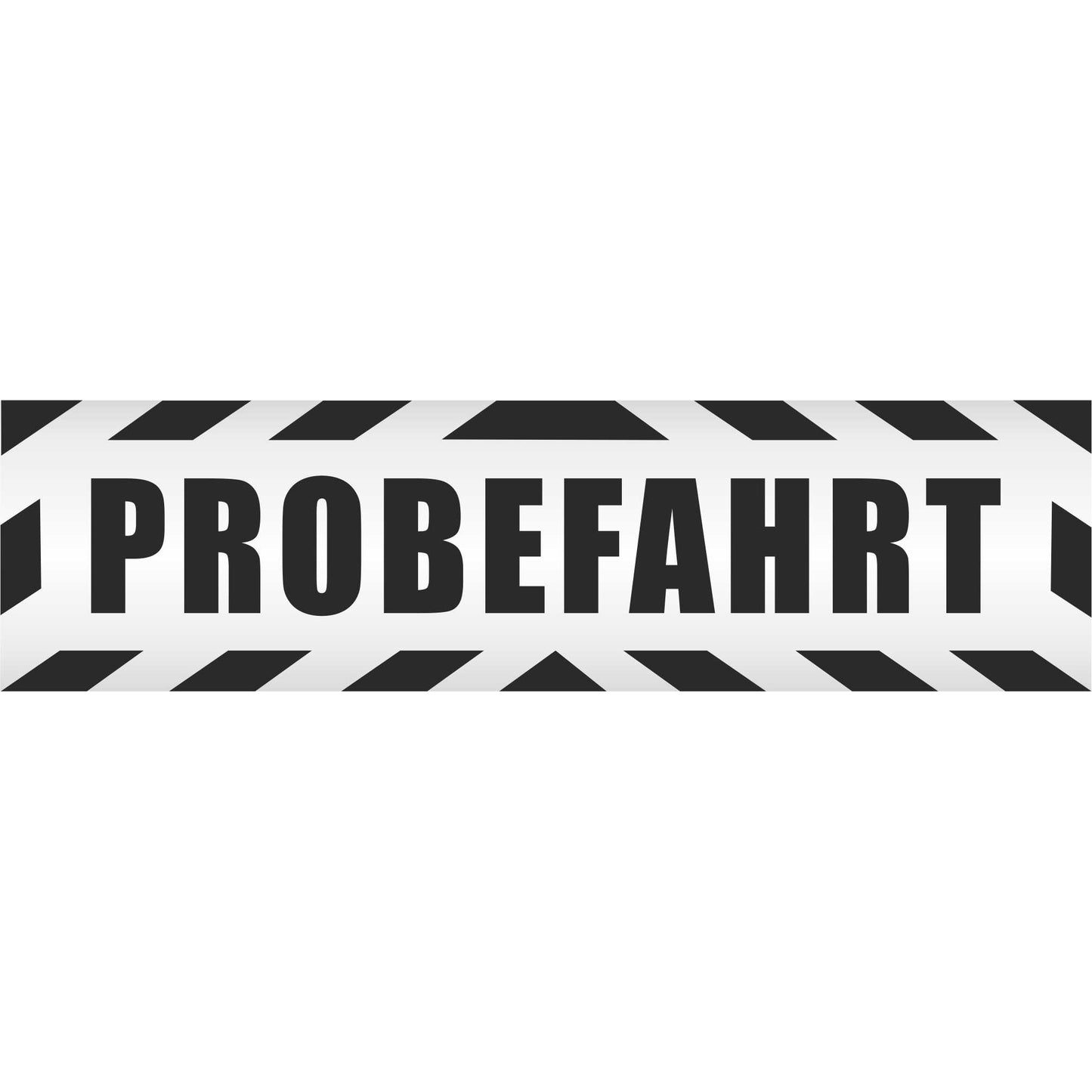 Magnetschild - Probefahrt - Magnetfolie für Auto - LKW - Truck - Baustelle - Firma