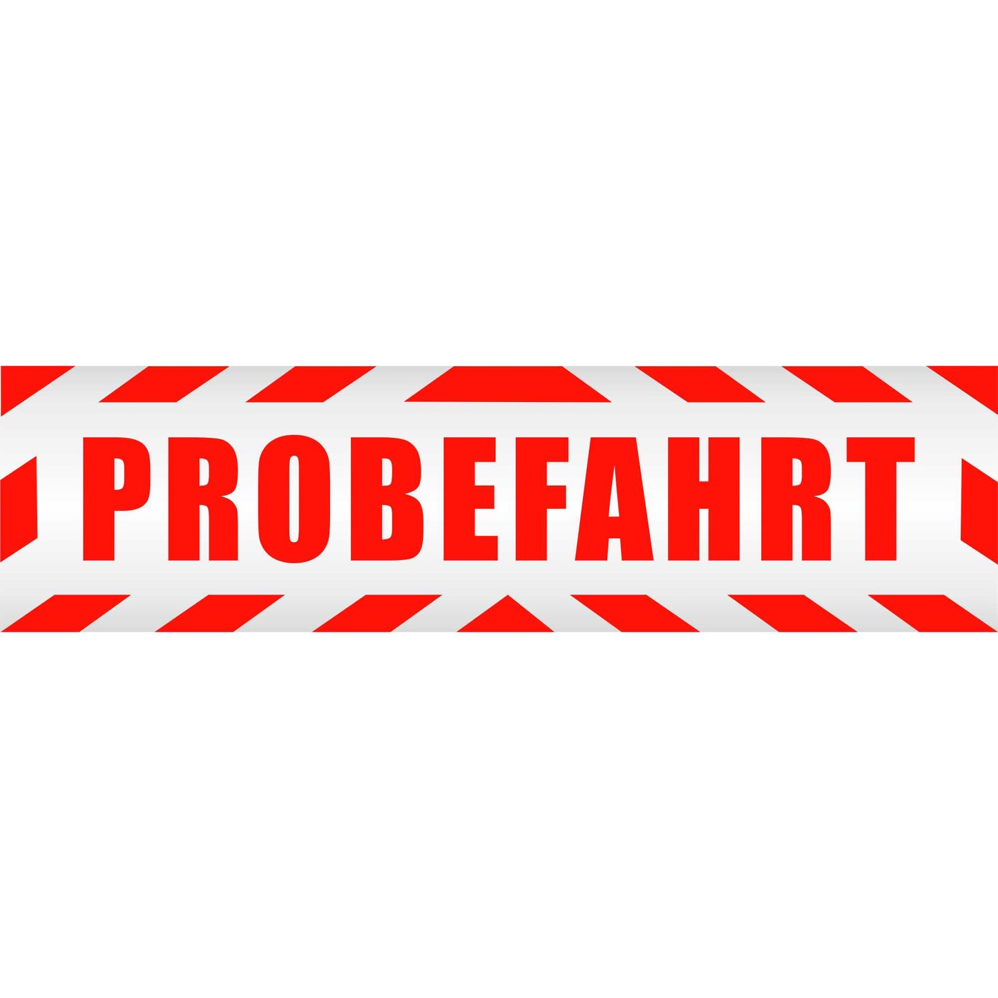 Magnetschild - Probefahrt - Magnetfolie für Auto - LKW - Truck - Baustelle - Firma