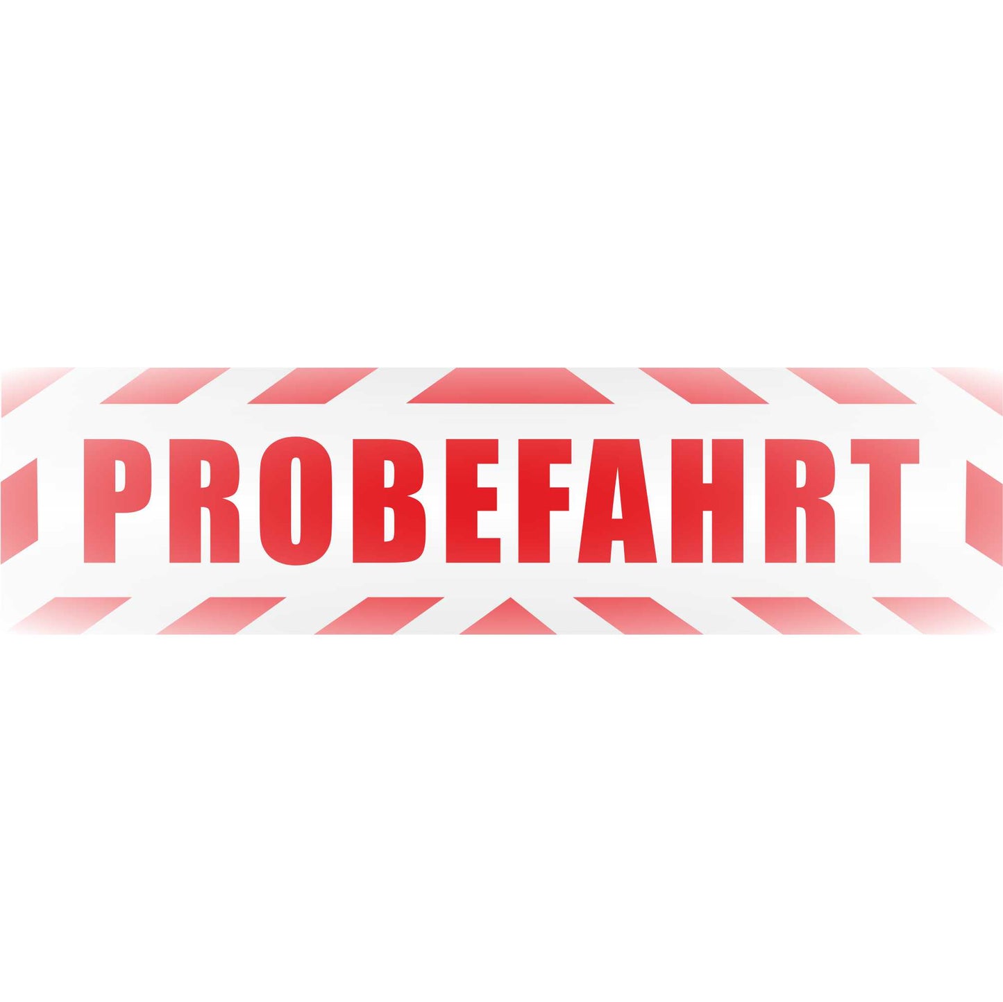 Magnetschild - Probefahrt - Magnetfolie für Auto - LKW - Truck - Baustelle - Firma