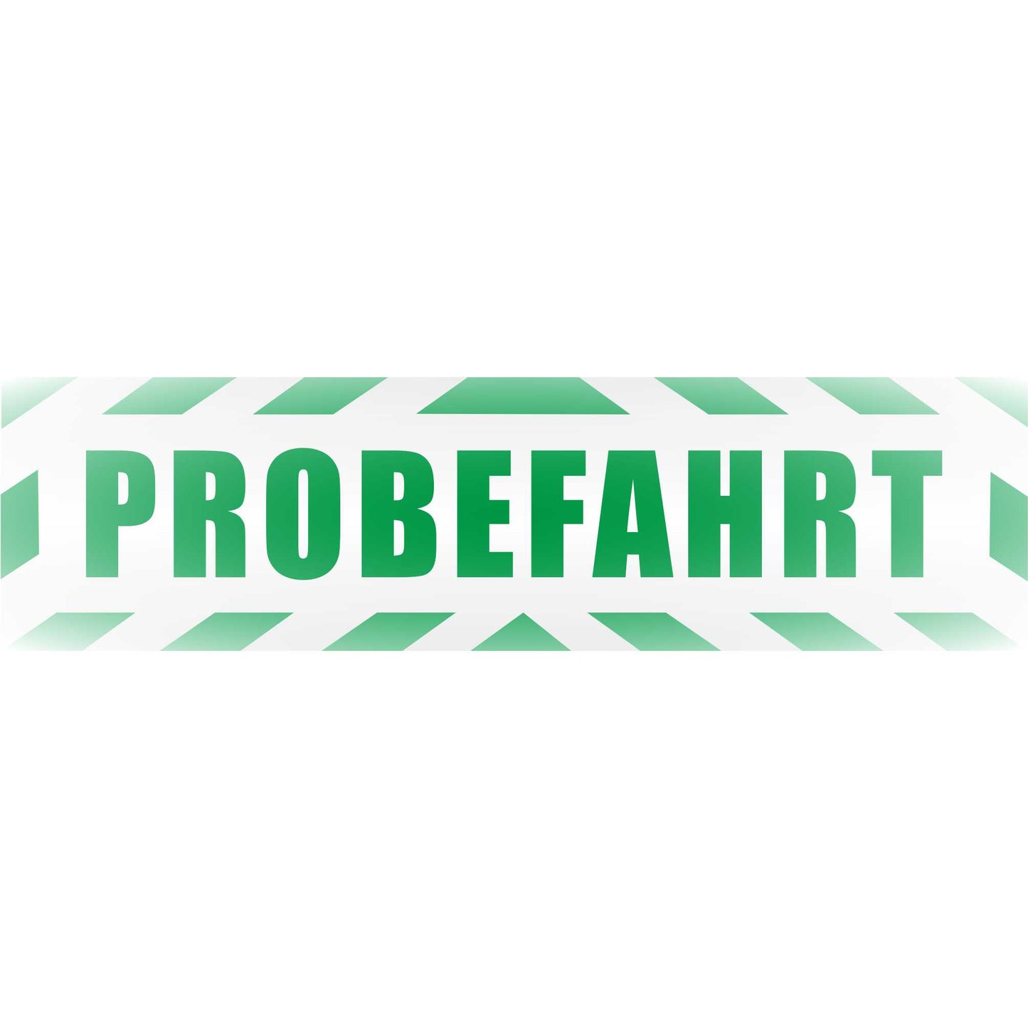 Magnetschild - Probefahrt - Magnetfolie für Auto - LKW - Truck - Baustelle - Firma