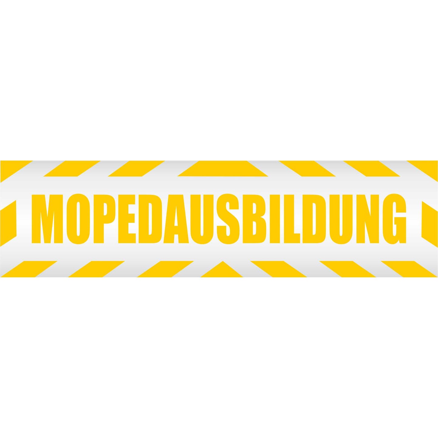 Magnetschild - Mopedausbildung - Magnetfolie für Auto - LKW - Truck - Baustelle - Firma