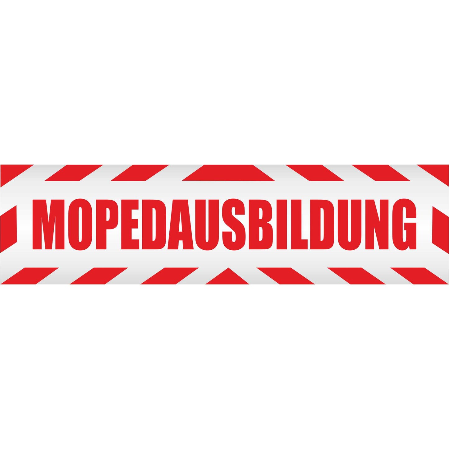Magnetschild - Mopedausbildung - Magnetfolie für Auto - LKW - Truck - Baustelle - Firma