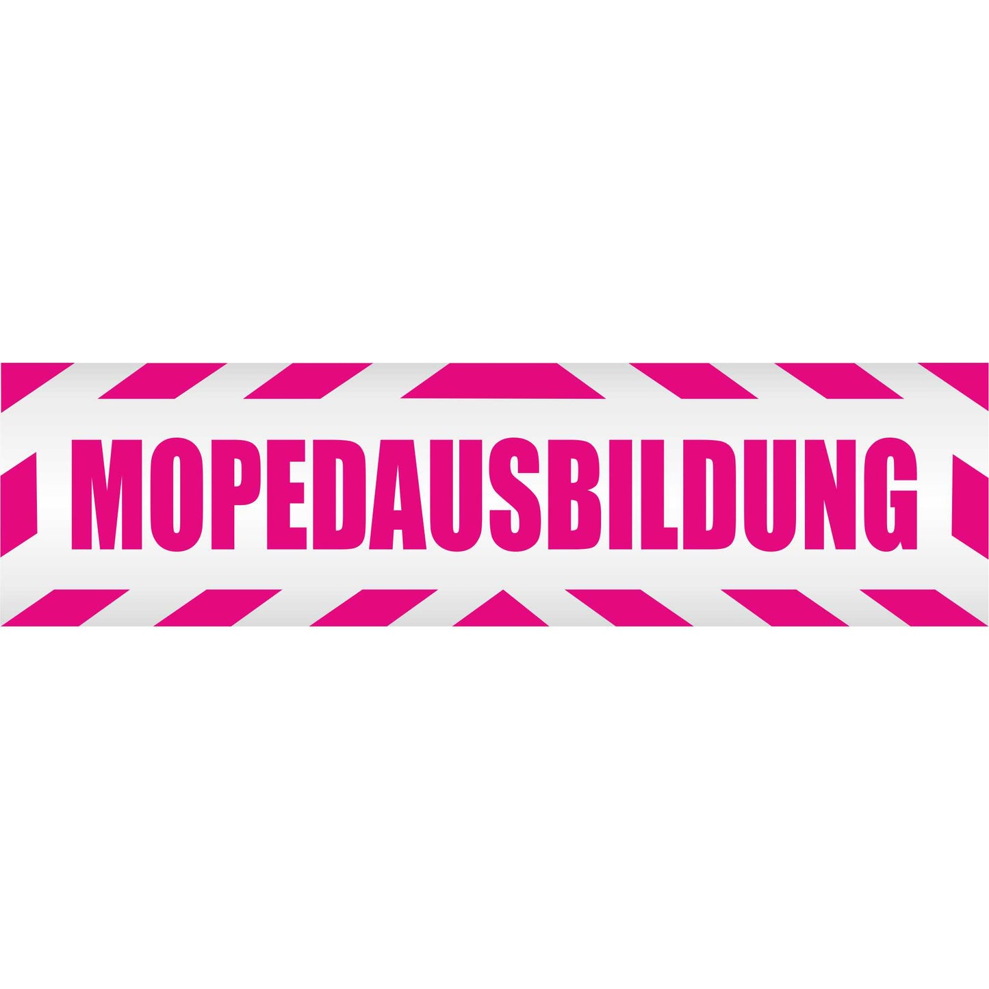 Magnetschild - Mopedausbildung - Magnetfolie für Auto - LKW - Truck - Baustelle - Firma