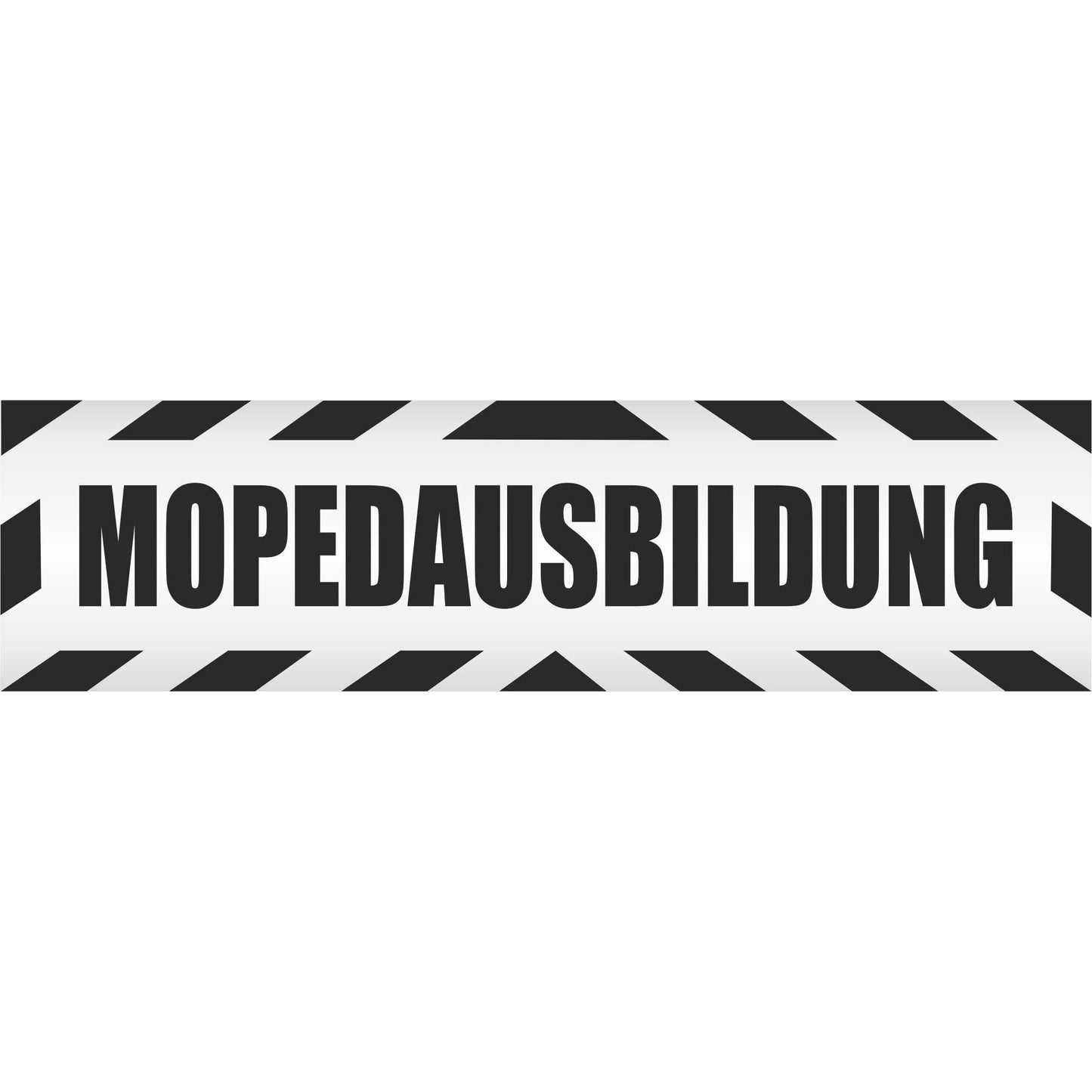Magnetschild - Mopedausbildung - Magnetfolie für Auto - LKW - Truck - Baustelle - Firma