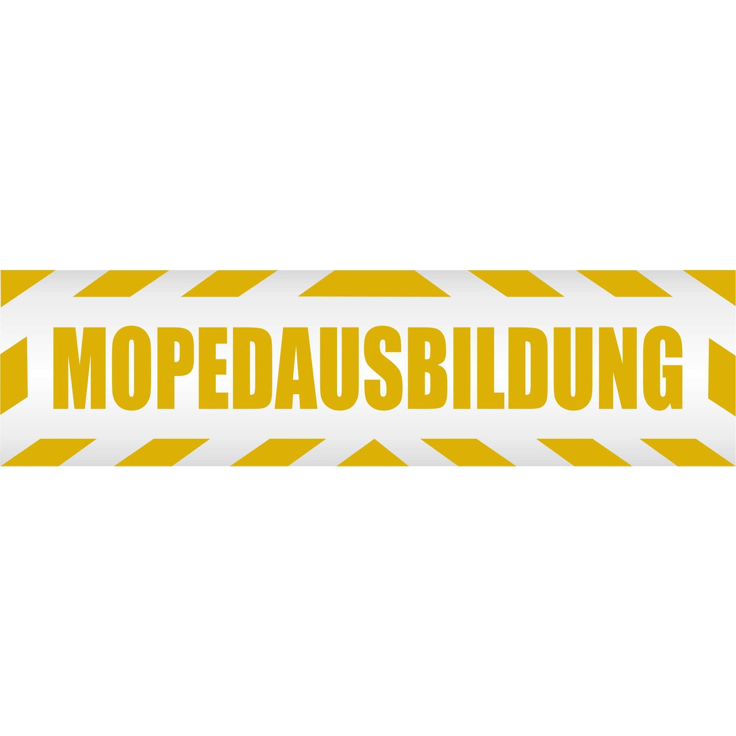 Magnetschild - Mopedausbildung - Magnetfolie für Auto - LKW - Truck - Baustelle - Firma
