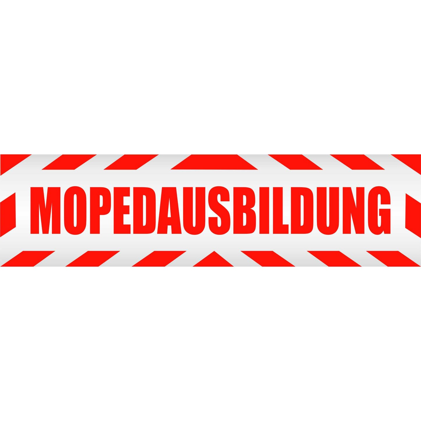 Magnetschild - Mopedausbildung - Magnetfolie für Auto - LKW - Truck - Baustelle - Firma