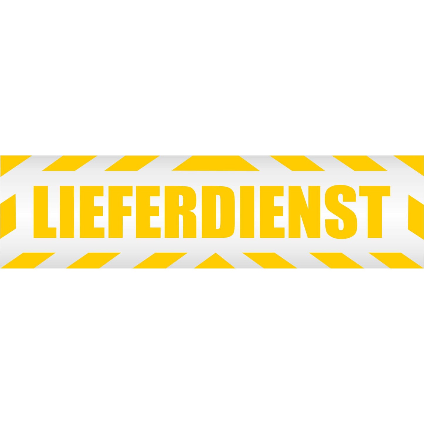 Magnetschild - Lieferdienst - Magnetfolie für Auto - LKW - Truck - Baustelle - Firma