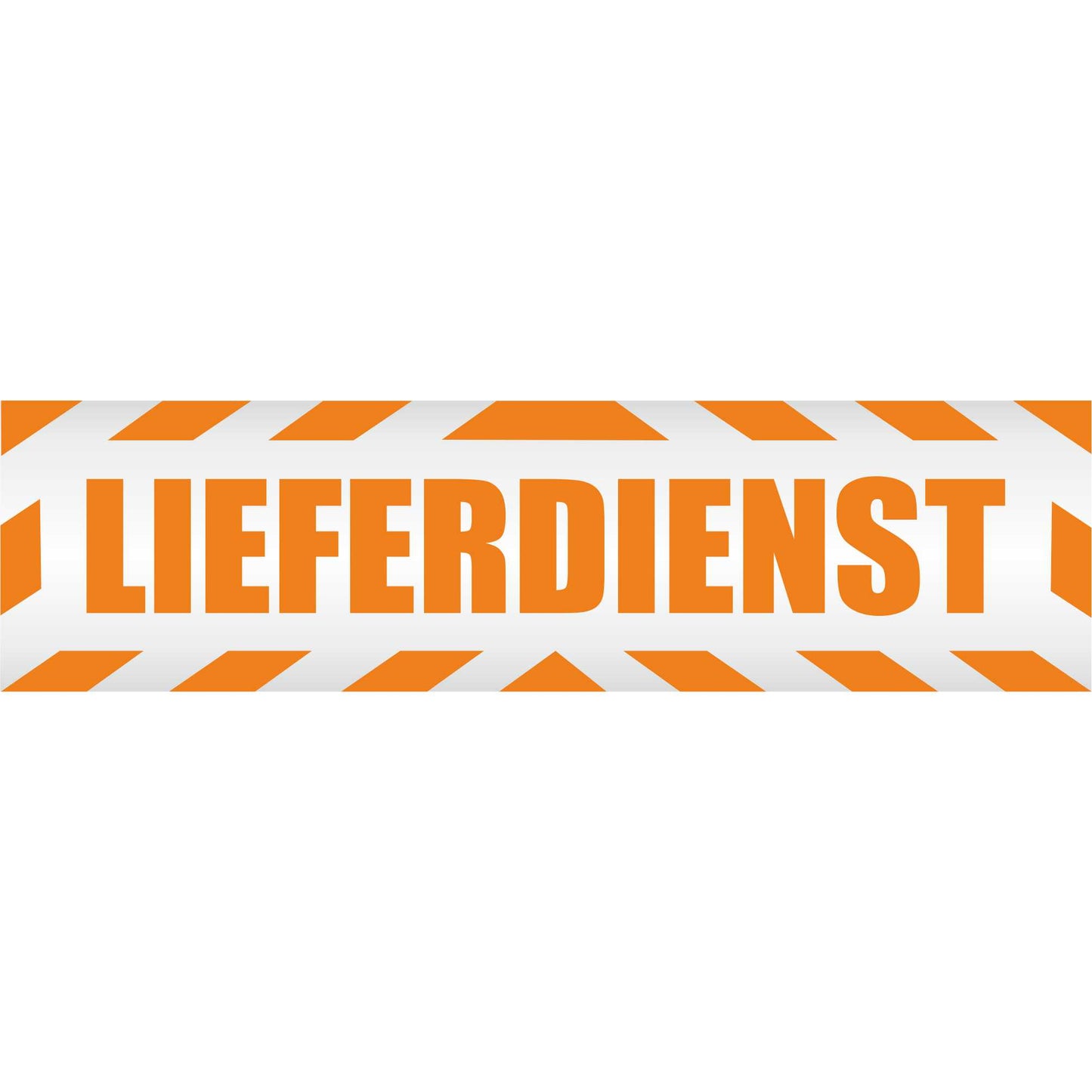 Magnetschild - Lieferdienst - Magnetfolie für Auto - LKW - Truck - Baustelle - Firma