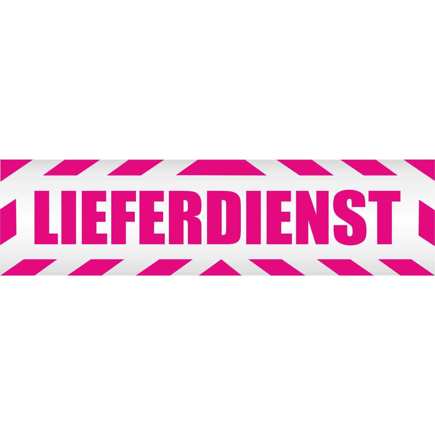 Magnetschild - Lieferdienst - Magnetfolie für Auto - LKW - Truck - Baustelle - Firma
