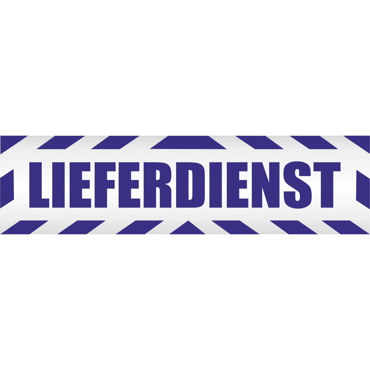 Magnetschild - Lieferdienst - Magnetfolie für Auto - LKW - Truck - Baustelle - Firma
