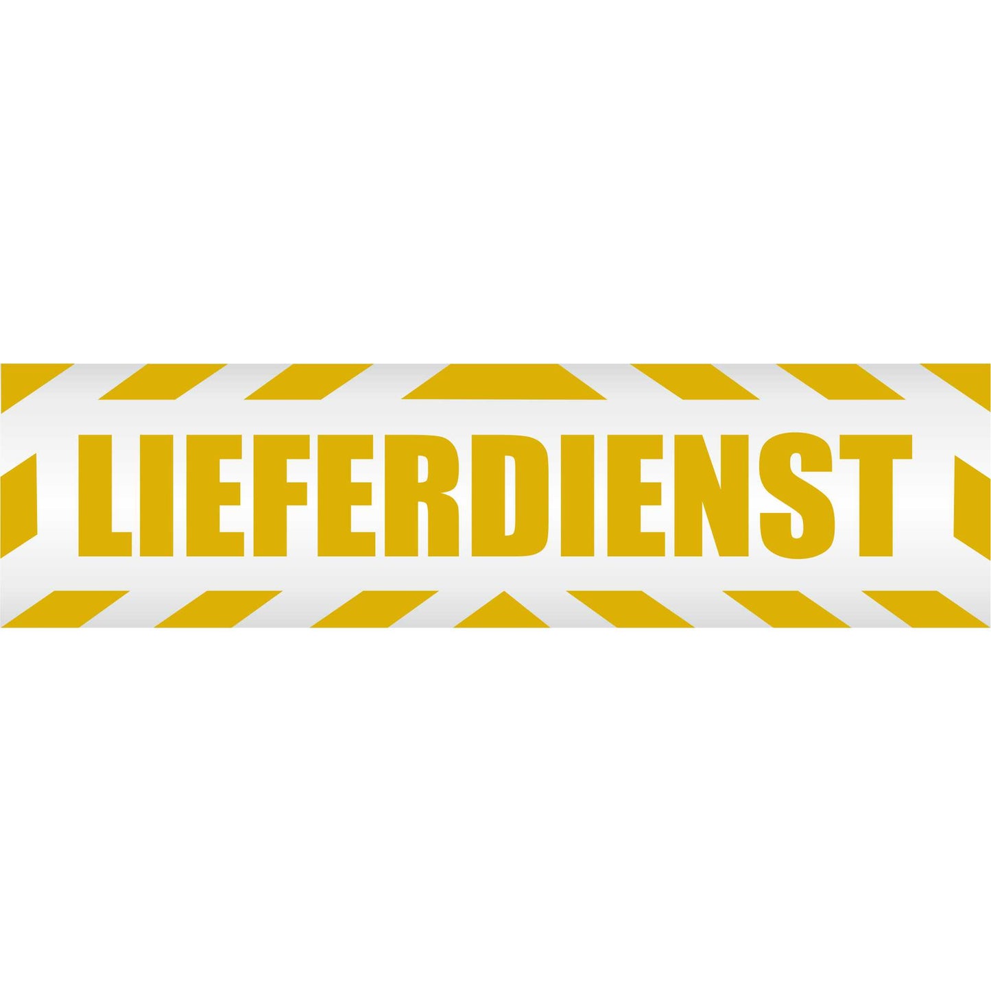 Magnetschild - Lieferdienst - Magnetfolie für Auto - LKW - Truck - Baustelle - Firma