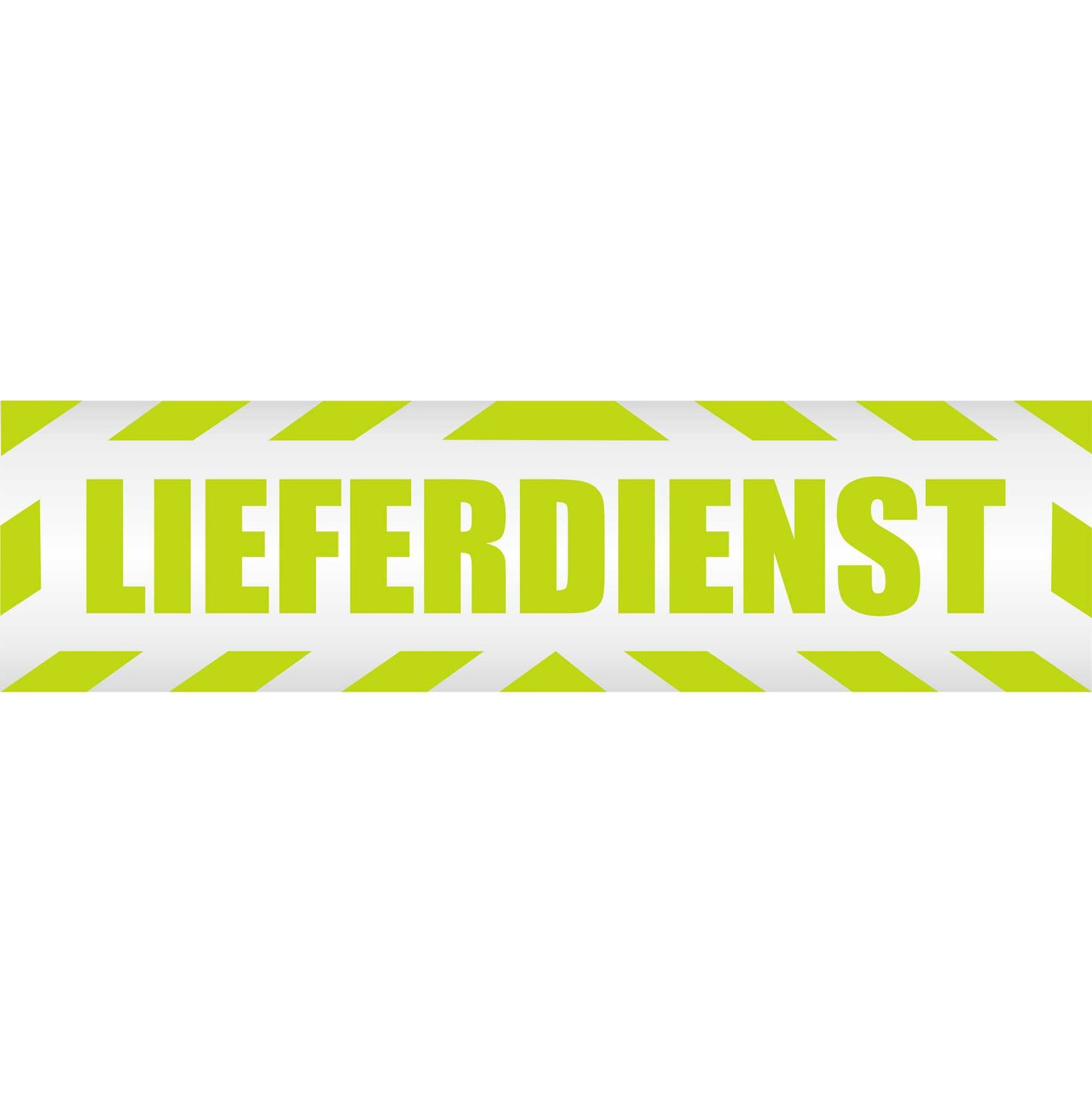 Magnetschild - Lieferdienst - Magnetfolie für Auto - LKW - Truck - Baustelle - Firma