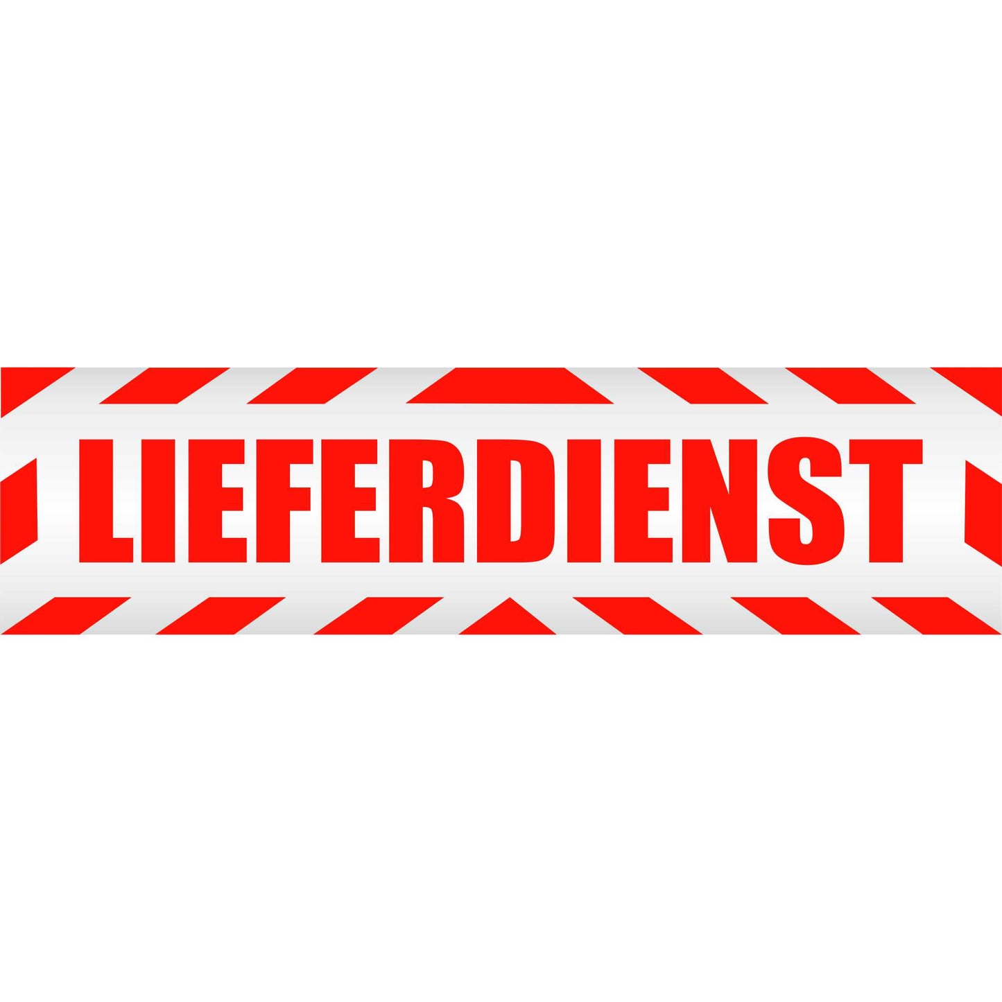 Magnetschild - Lieferdienst - Magnetfolie für Auto - LKW - Truck - Baustelle - Firma