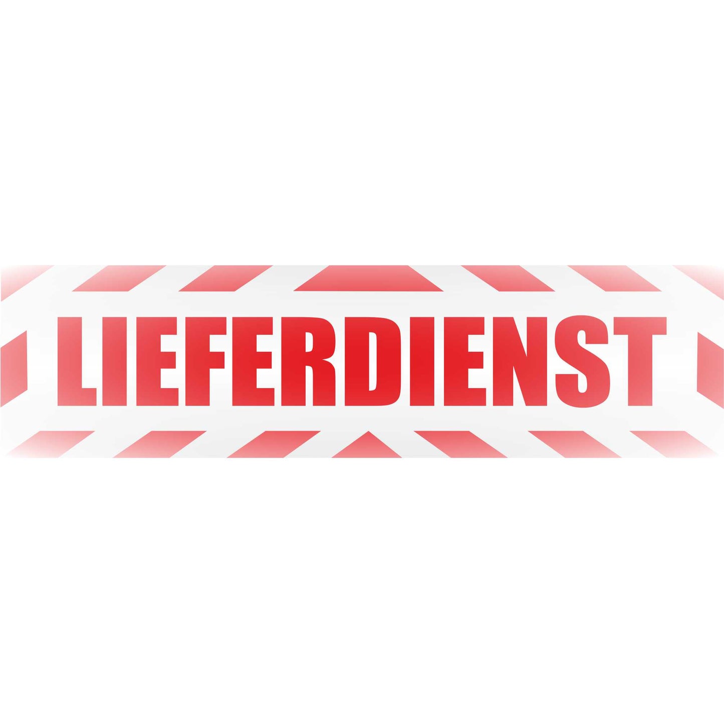 Magnetschild - Lieferdienst - Magnetfolie für Auto - LKW - Truck - Baustelle - Firma
