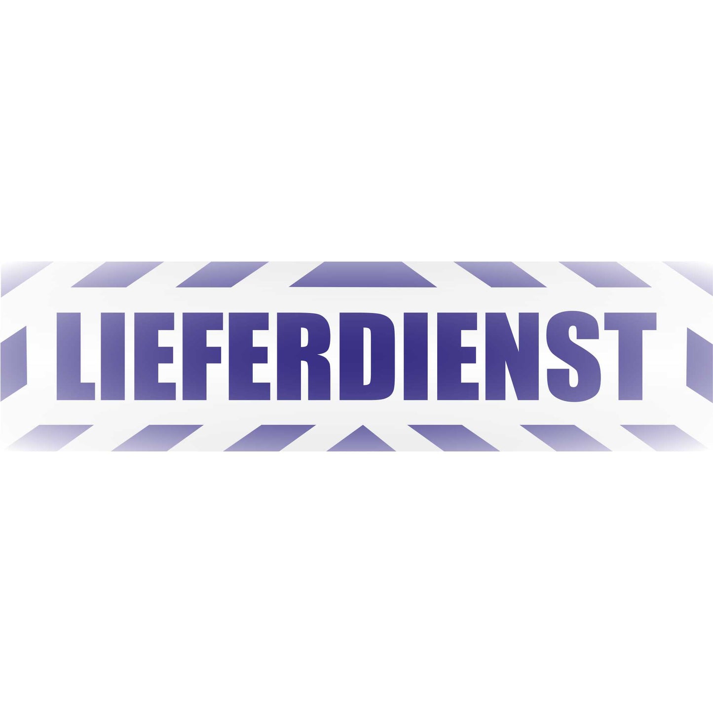 Magnetschild - Lieferdienst - Magnetfolie für Auto - LKW - Truck - Baustelle - Firma