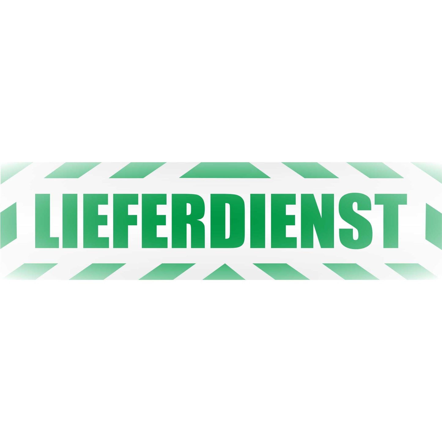 Magnetschild - Lieferdienst - Magnetfolie für Auto - LKW - Truck - Baustelle - Firma