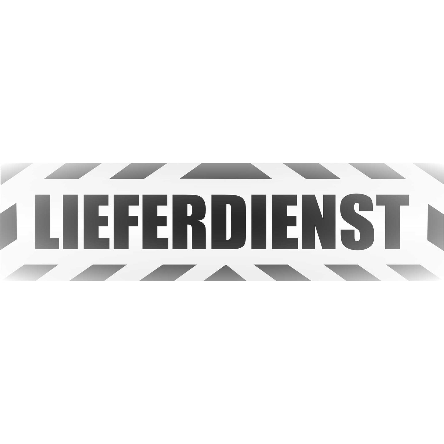 Magnetschild - Lieferdienst - Magnetfolie für Auto - LKW - Truck - Baustelle - Firma
